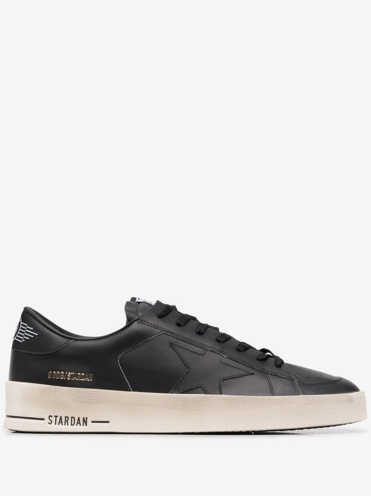 Stardan Leather Sneakers - Black - main view