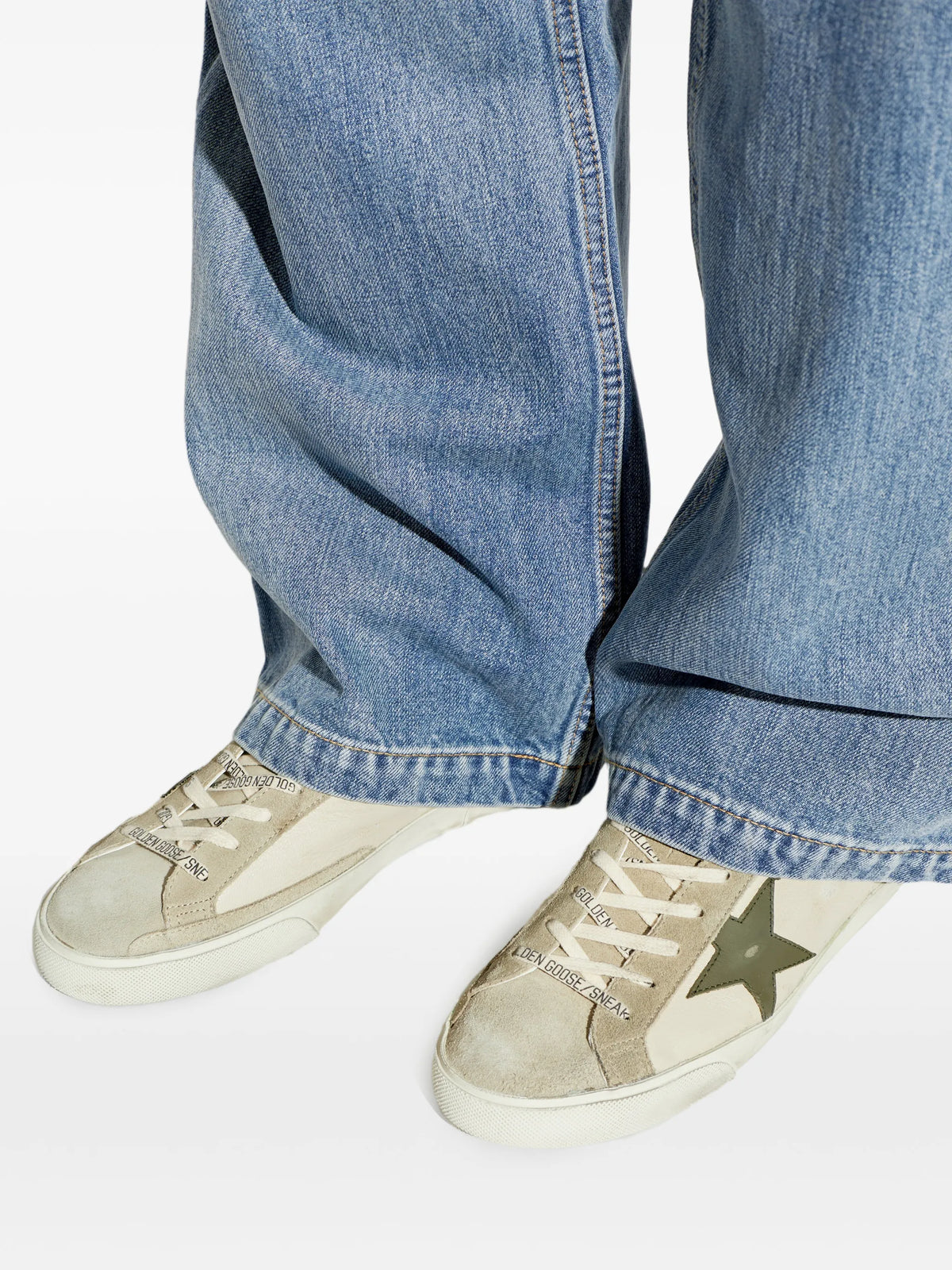 Super-Star Leather Sneakers - side view