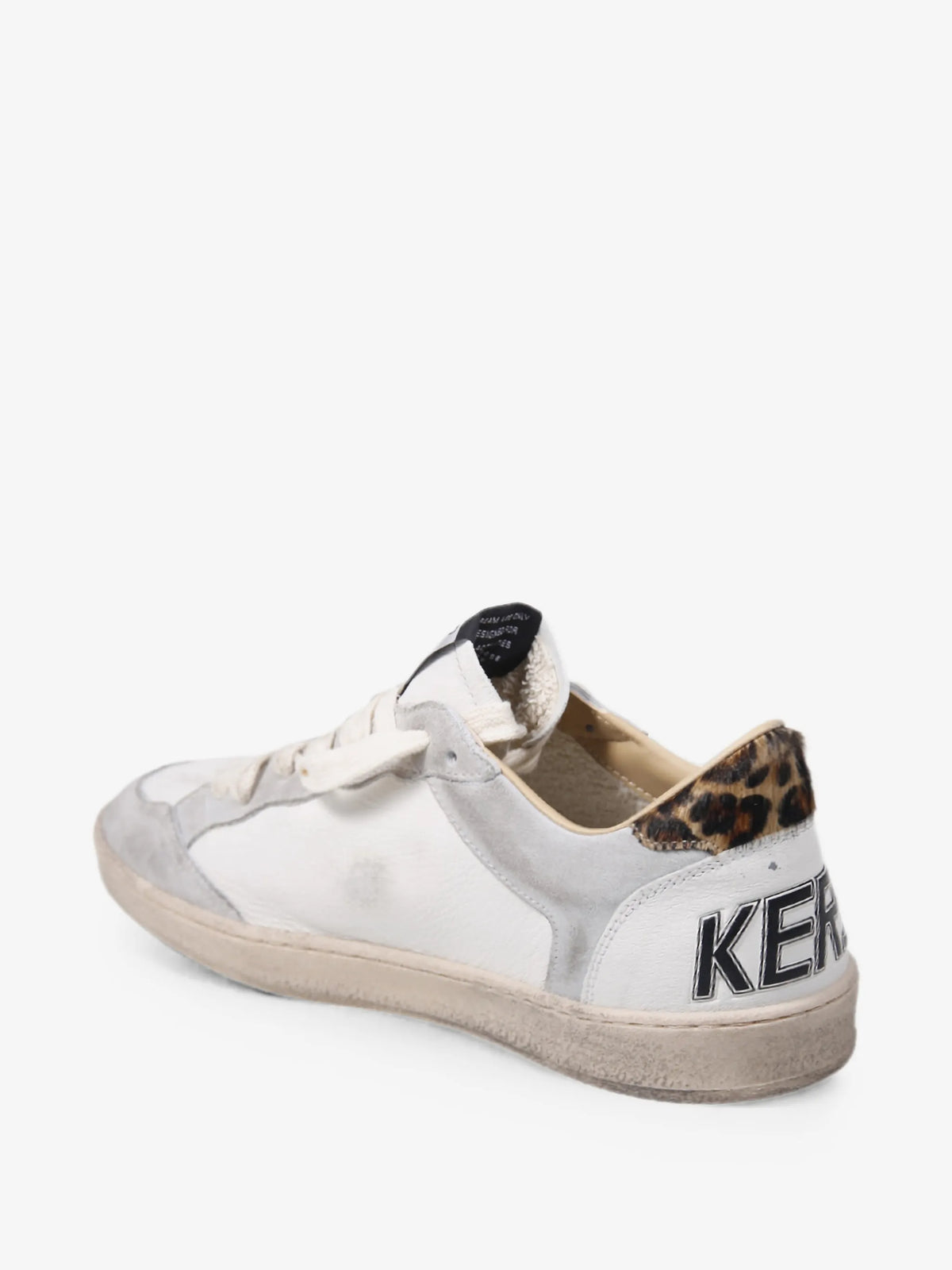 Ball Star Leopard Print Sneakers - detail view
