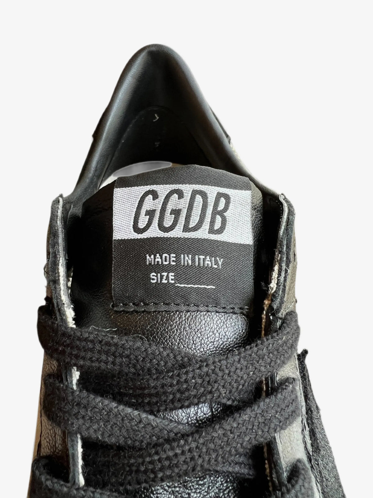 Ball Star Leather Sneakers - back view