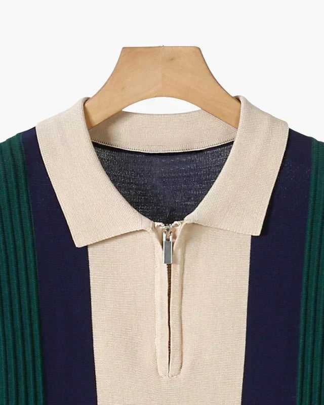Tivoli Half-Zip Polo - Navy