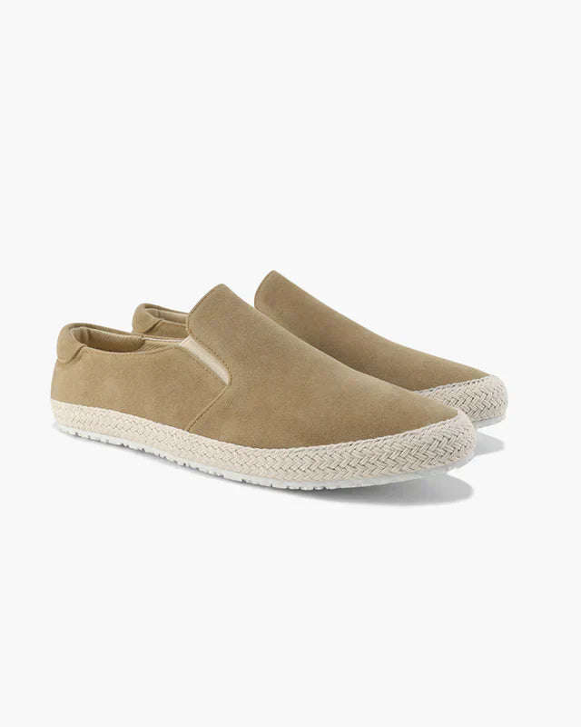 Riviera Suede Espadrilles - Khaki