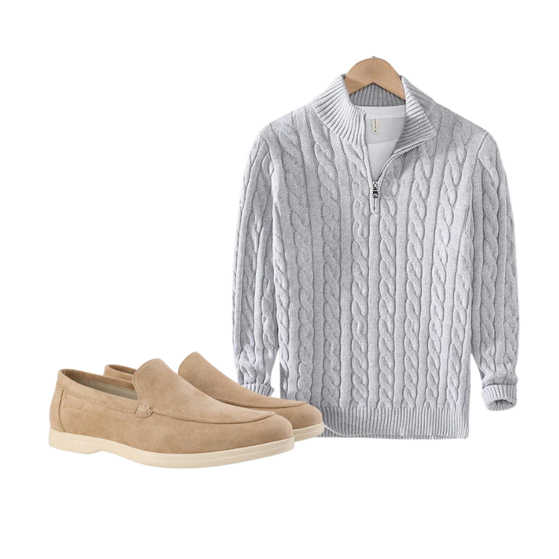 Classic Essentials Kit – Loafer & Cable Sweater