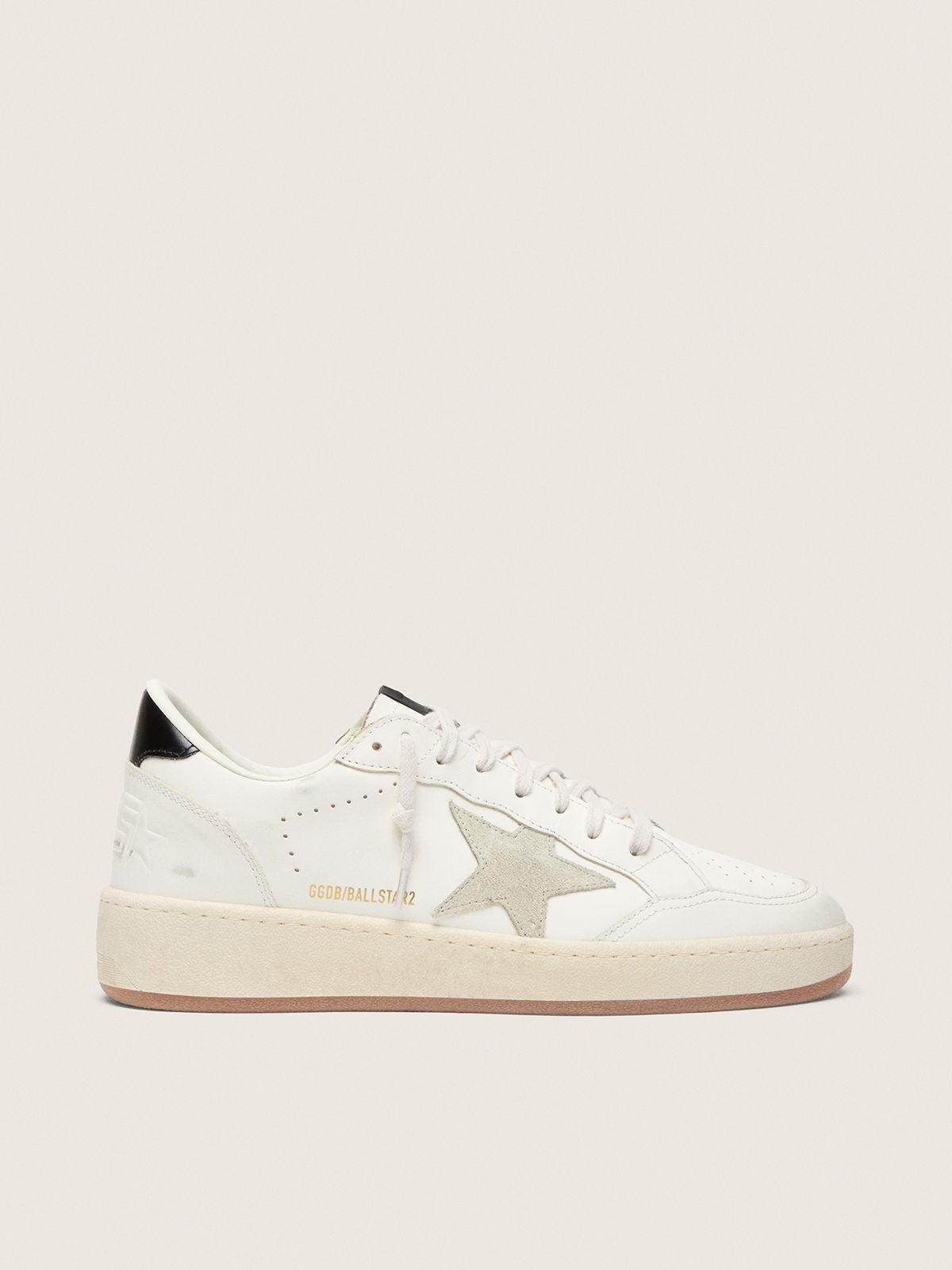 Ball Star Suede Leather Sneakers - Ice Gray/Black - main view