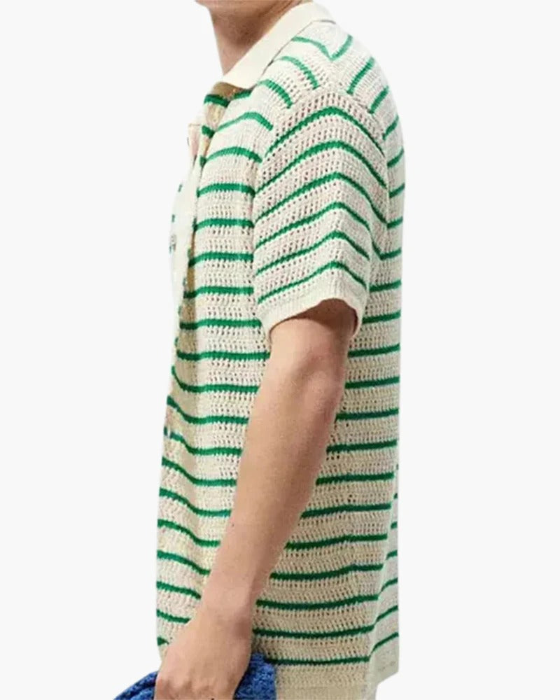Capri Crochet Polo