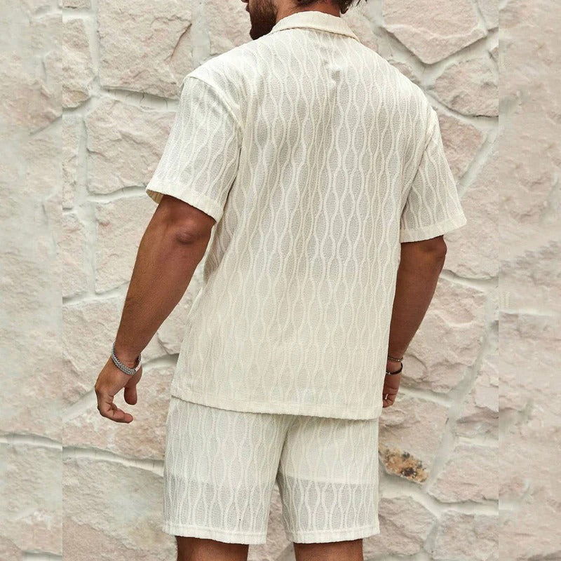 Coastal Weave Cotton Set - Ivory