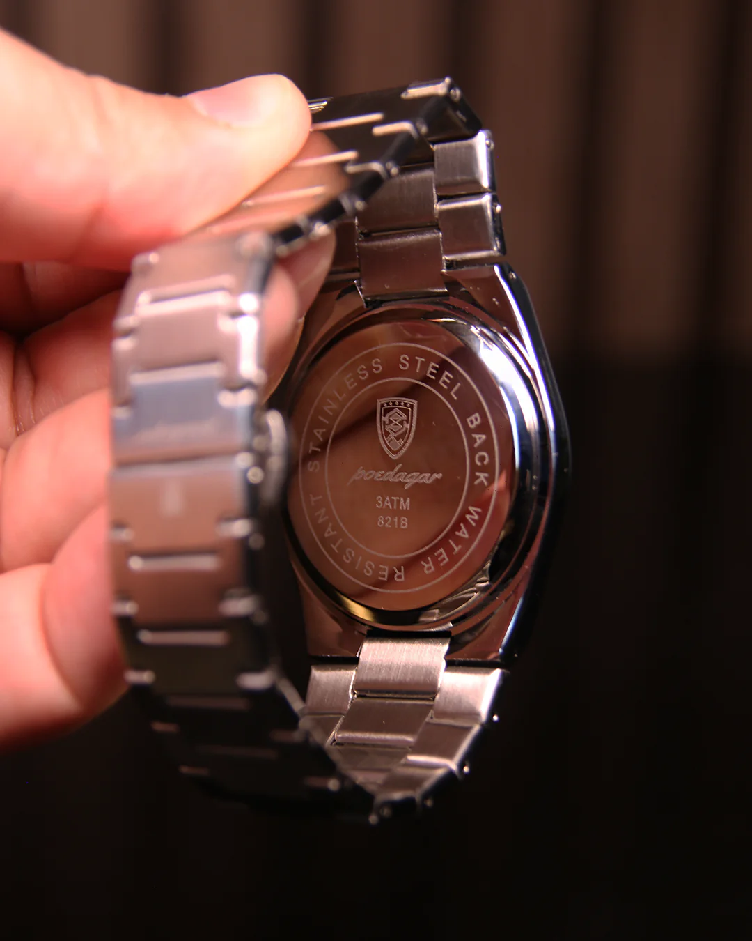 Mint Grid Steel Watch