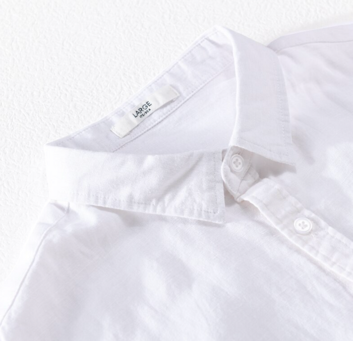 Harbor Linen Long-Sleeve Shirt/White