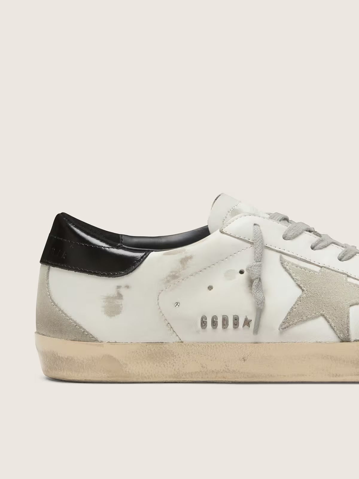 Super-Star Suede Sneakers - Black leather