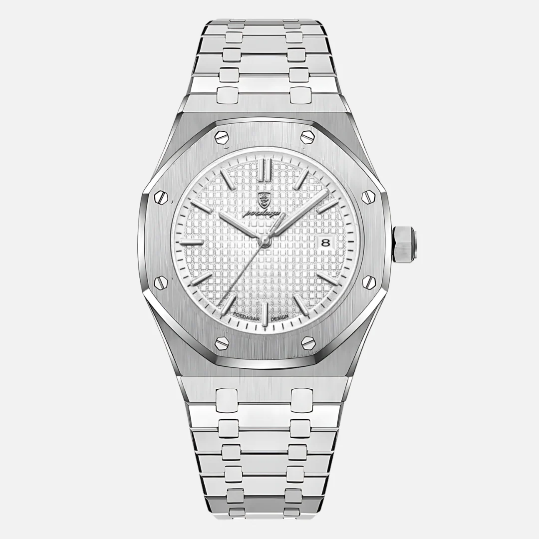 Octagon Steel Watch – Black