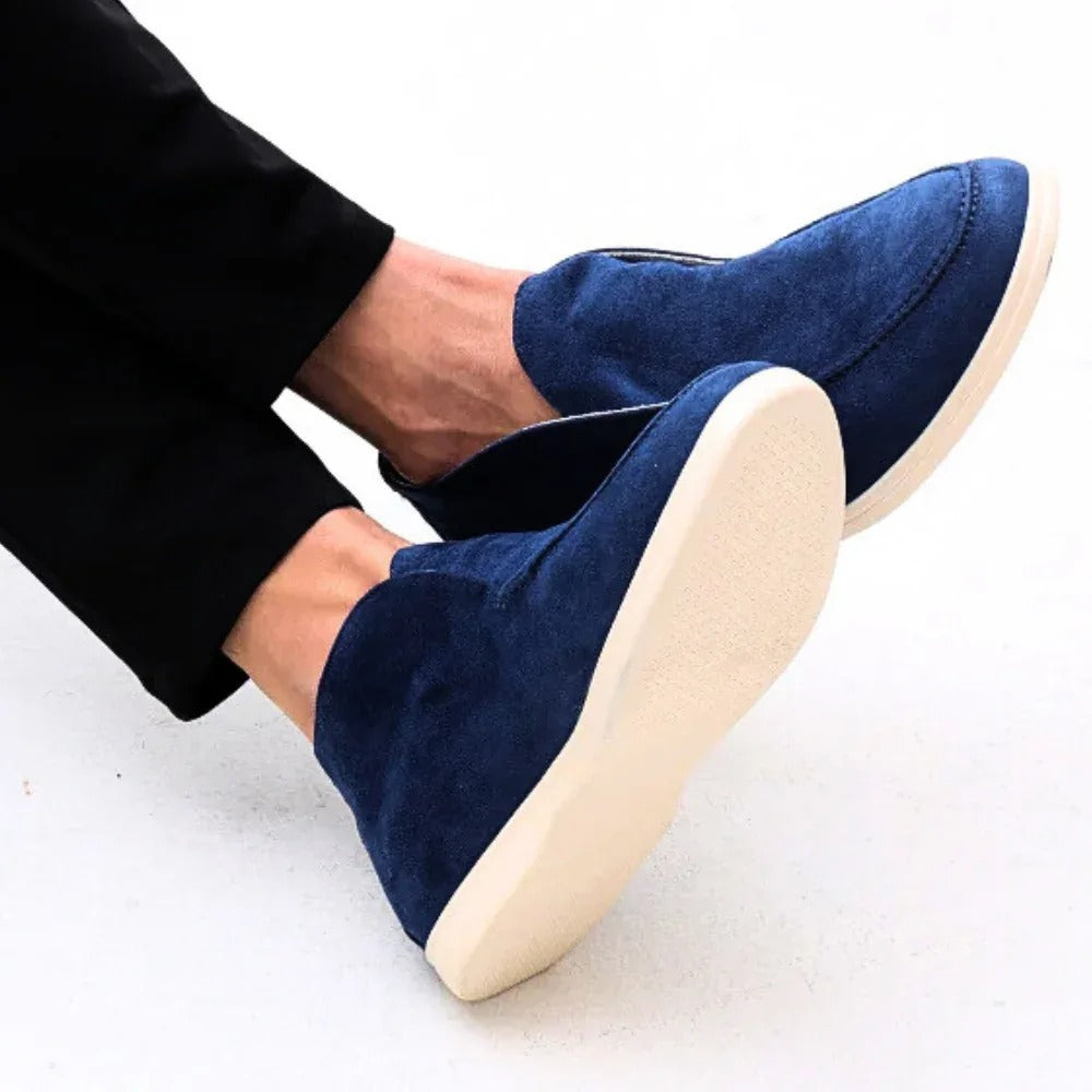 Mariner Suede Loafers - Navy