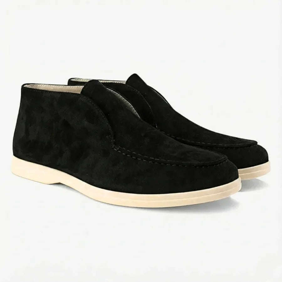 Mariner Suede Loafers - Black