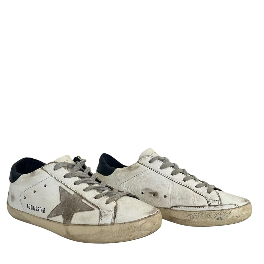 Super-Star Sneakers - White/Grey/Black - alternate side product view