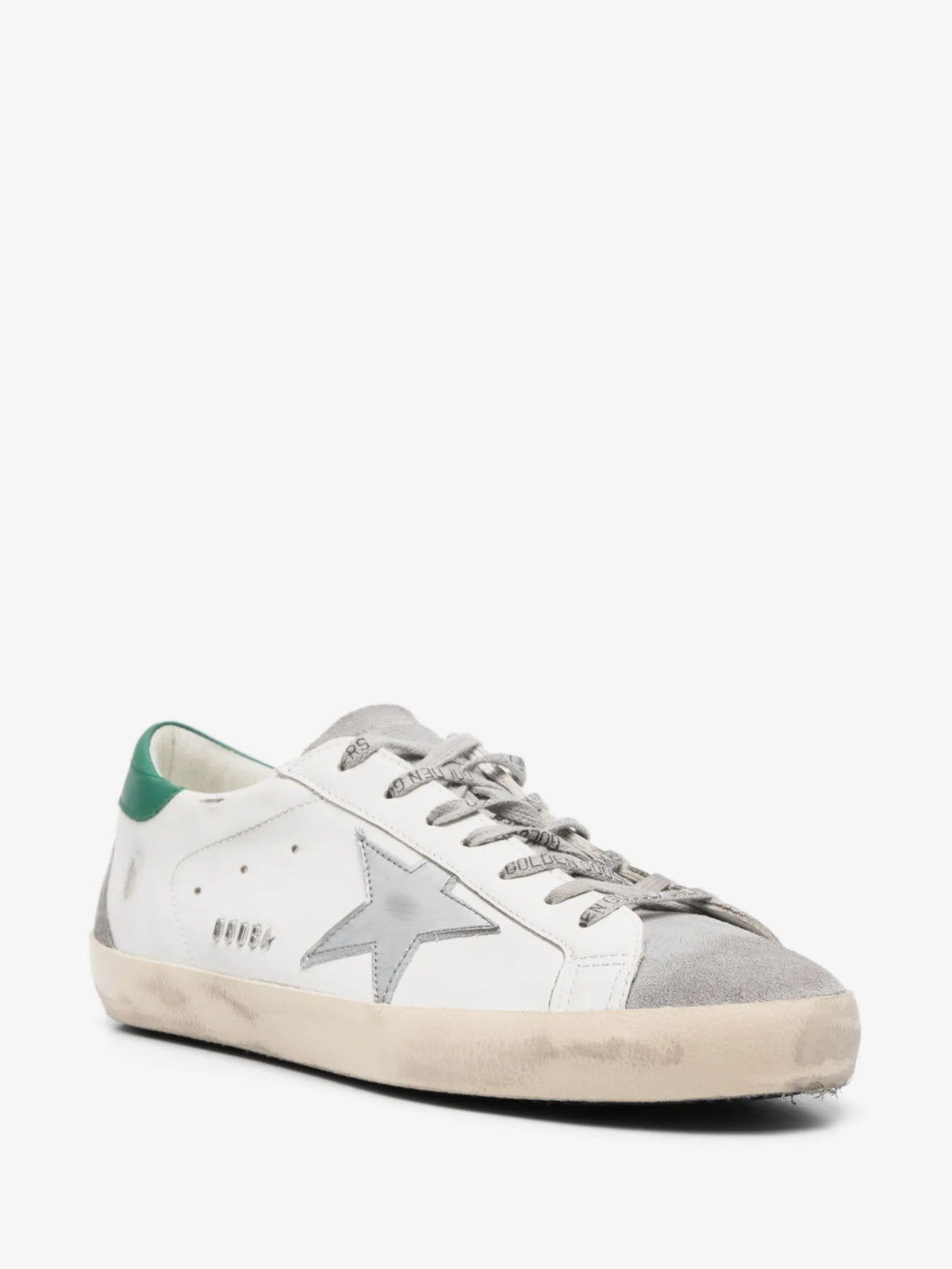 Super-Star Sneakers - Green/Gray - alternate side product view