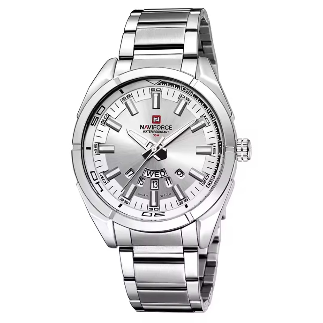 SilverTrack DayDate Watch