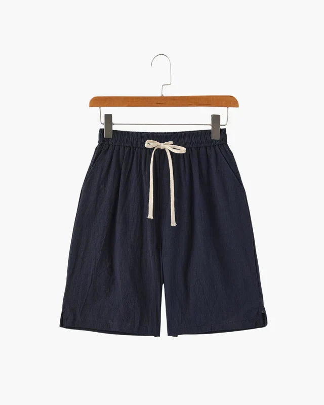 Lago Linen Shorts - Navy