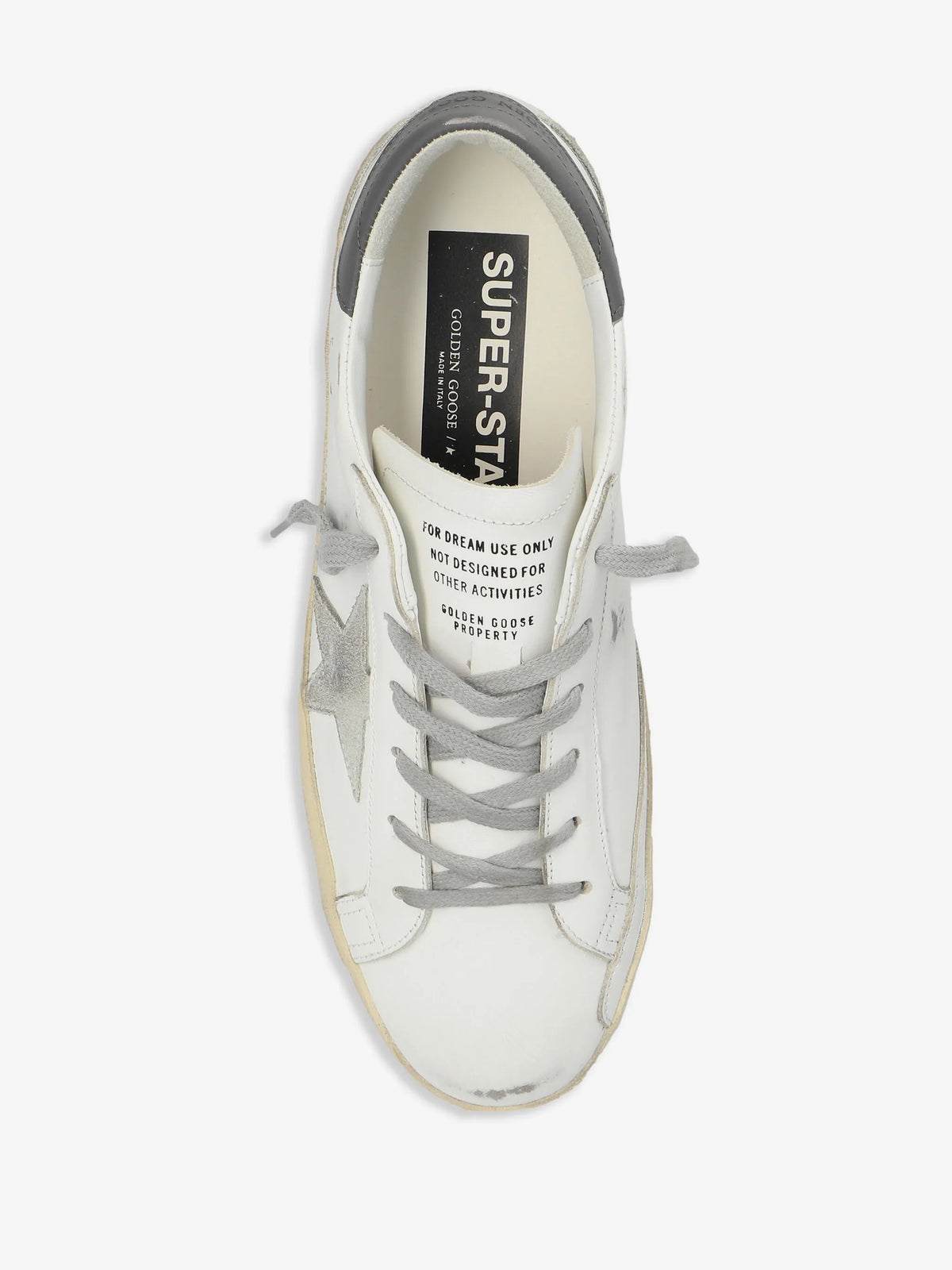 Super-Star Suede Sneakers - White/Gray - front product view