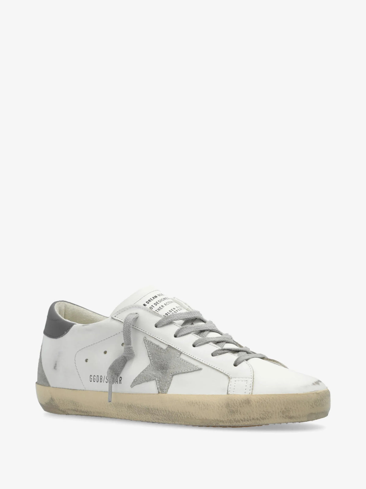 Super-Star Suede Sneakers - White/Gray - alternate side product view