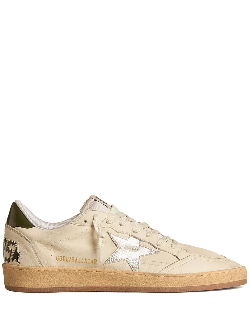 Ball Star Leather Sneakers - Green/Gold - main view