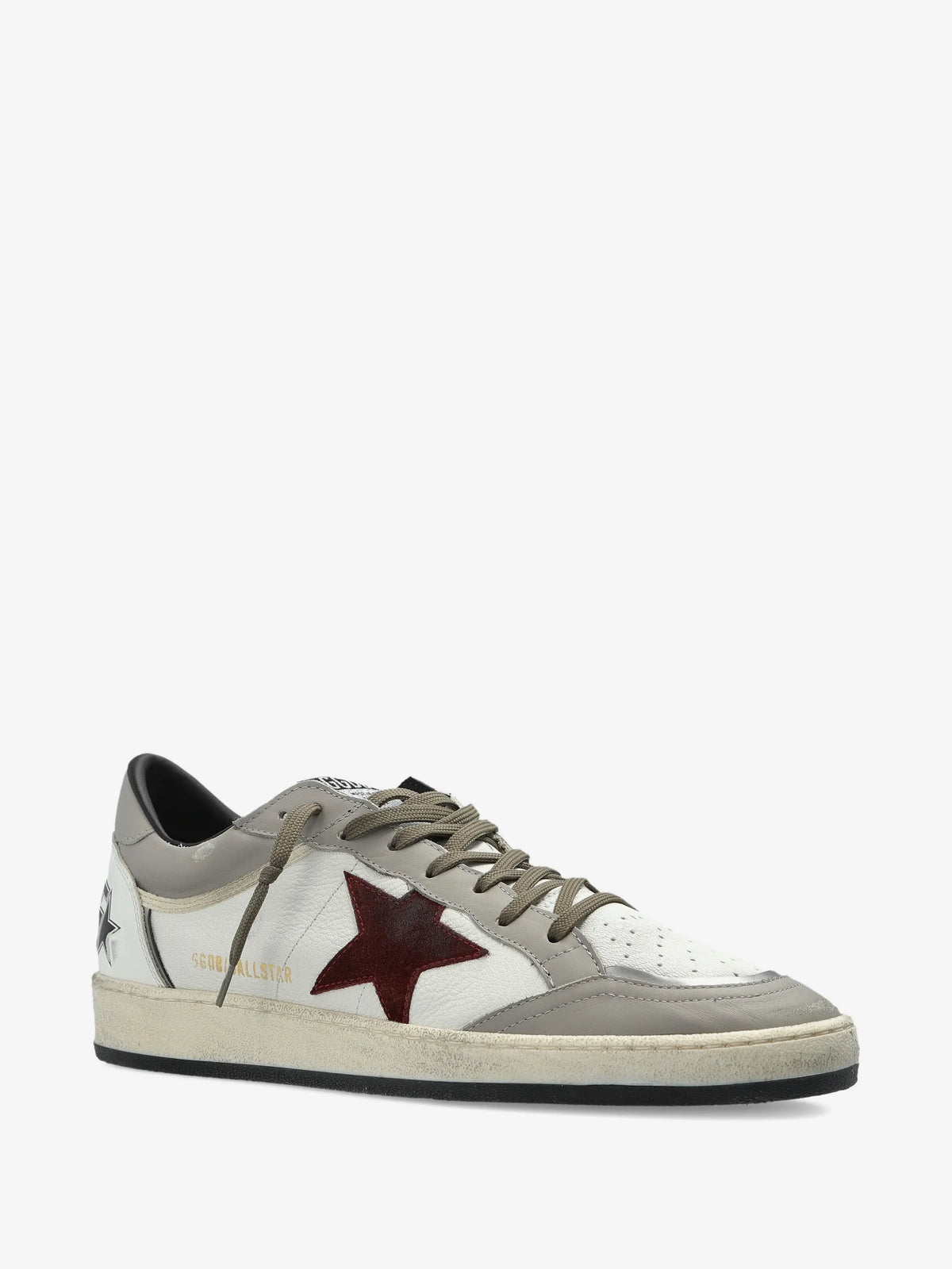 Ball Star Sneakers - White - side view