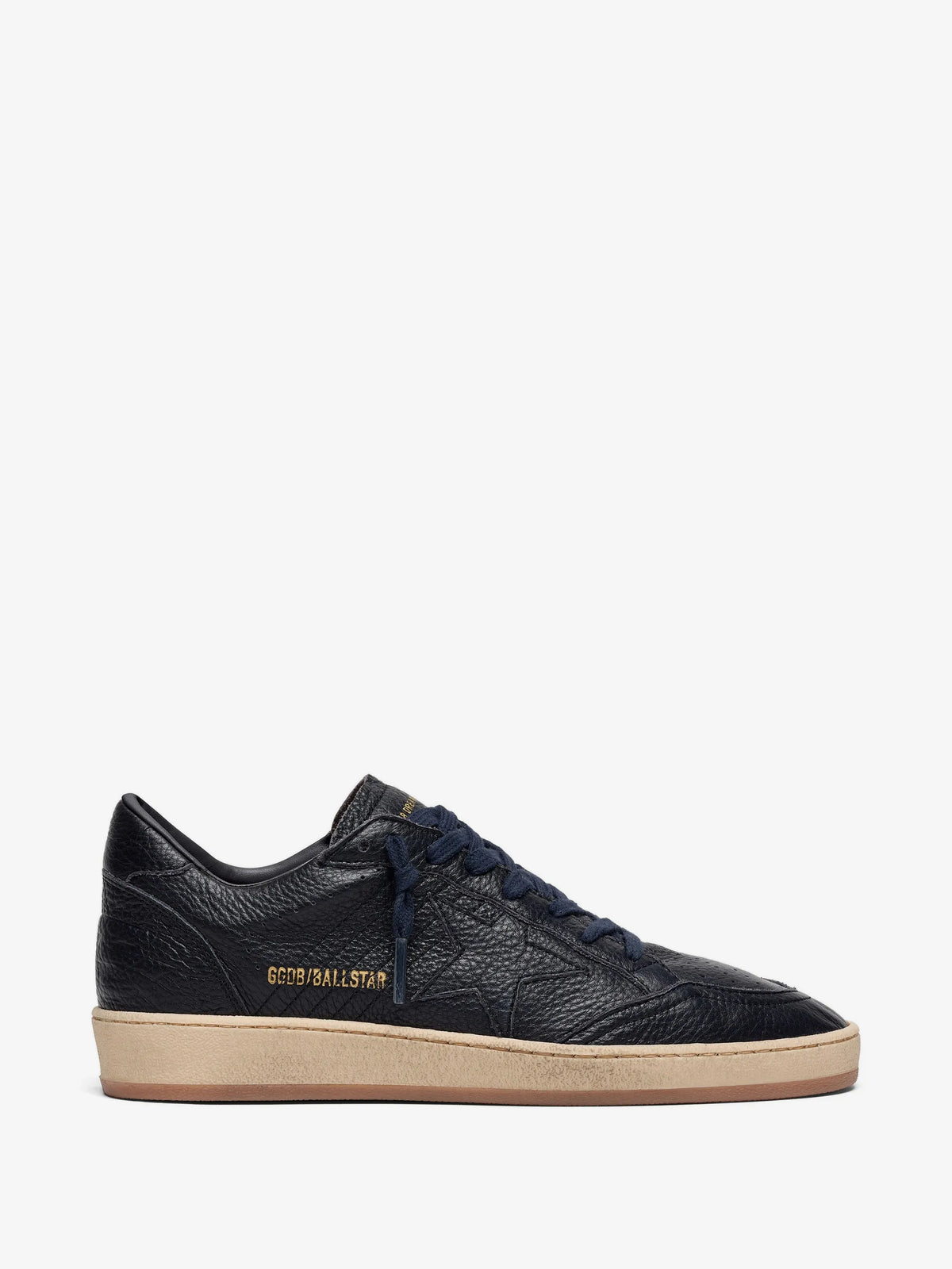 Ball Star Leather Sneakers - Navy Blue - main view