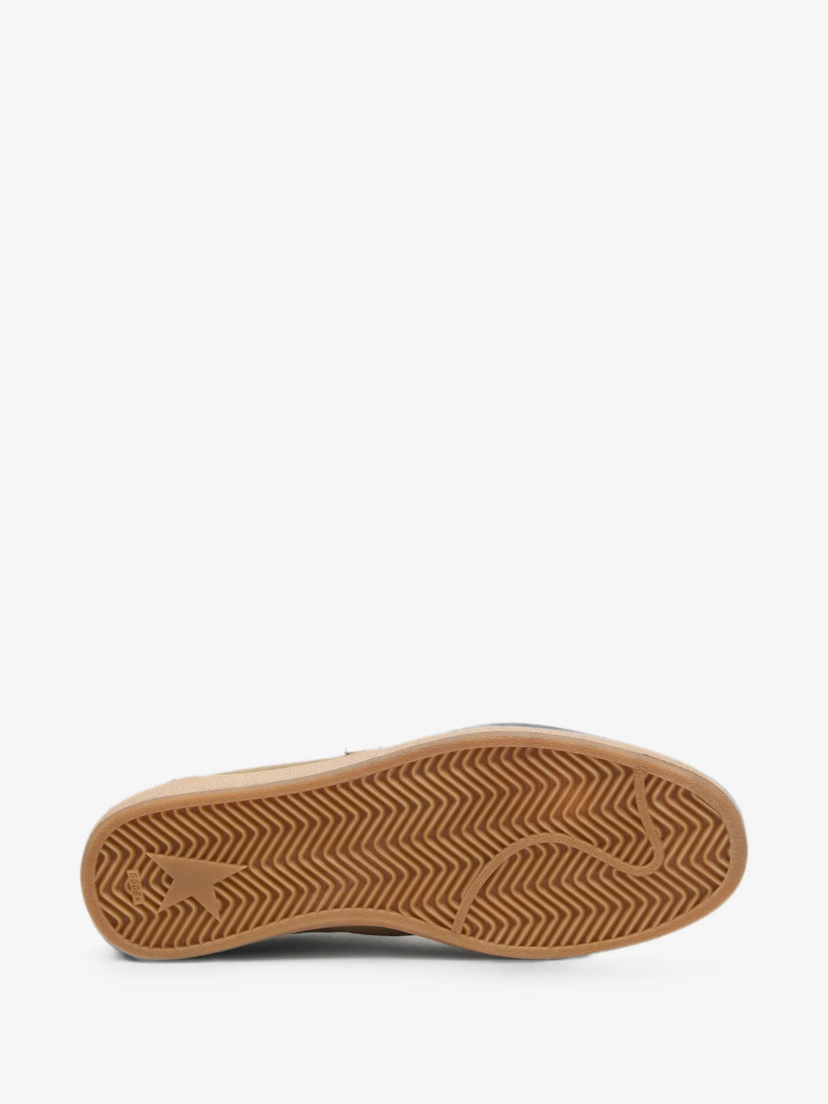 Ball Star Leather Wool Sneakers - Brown/Cream - detail view