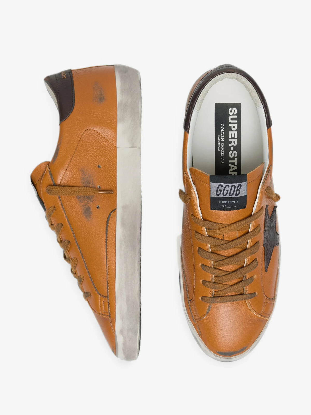 Super-Star Leather LTD Sneakers - Brown/Orange - alternate view