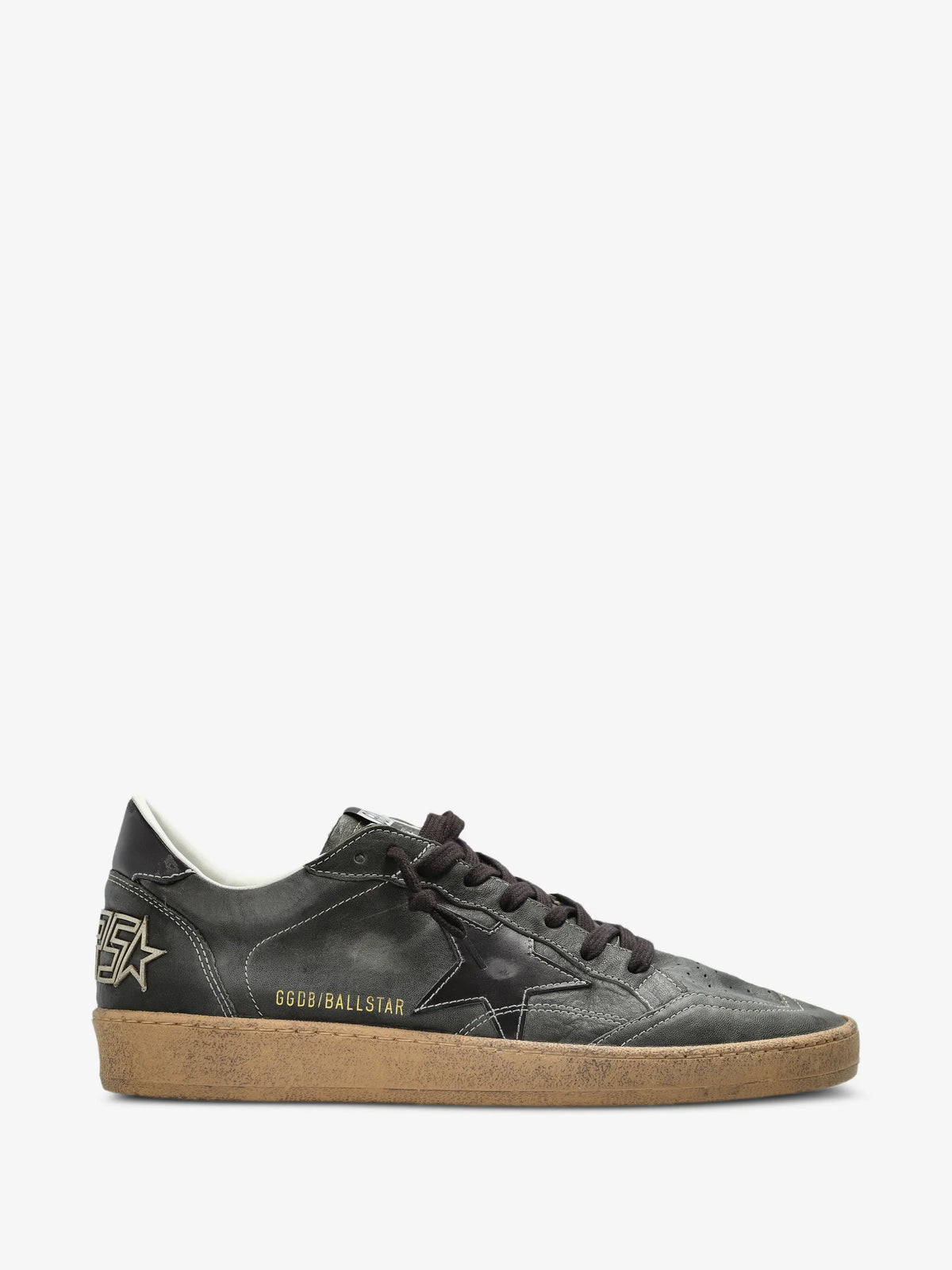 Ball Star Distressed Sneakers - main view