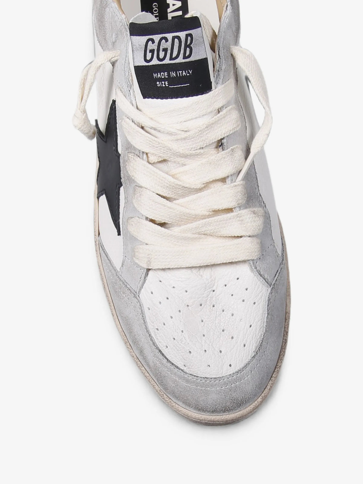 Ball Star Leopard Print Sneakers - back view