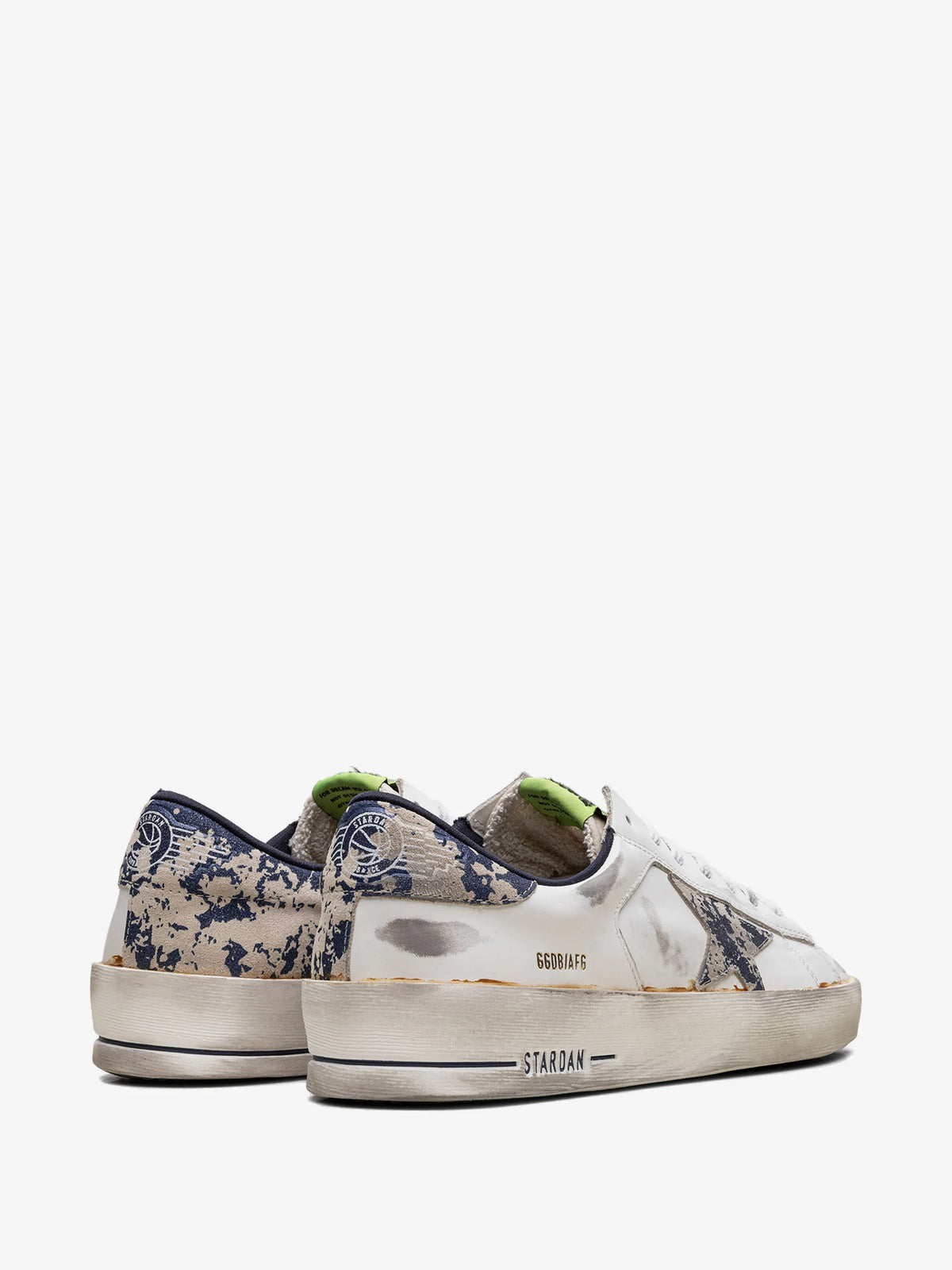 Stardan Distressed Sneakers - back view