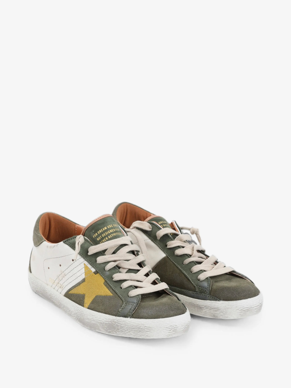 Super-Star Sneakers - Gold - side view