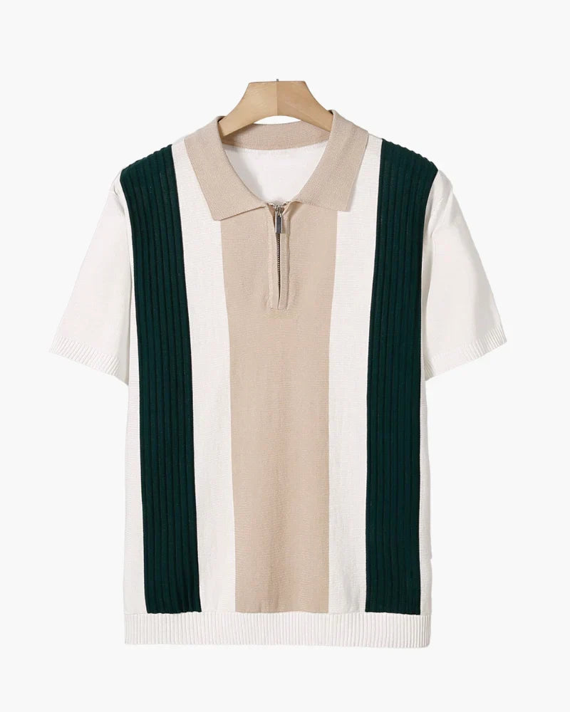 Tivoli Half-Zip Polo - White