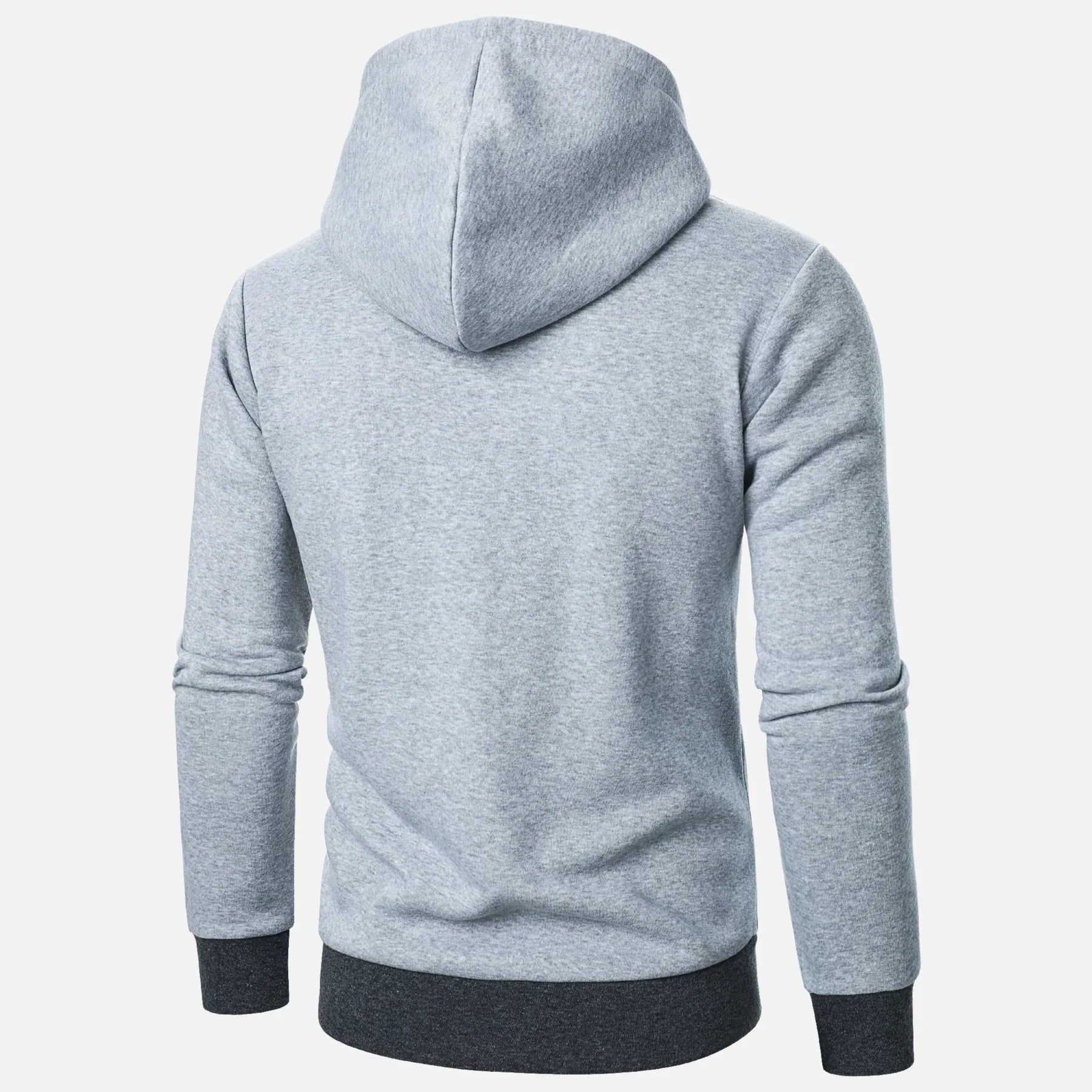 Riverton Asymmetric Zip Hoodie - Black