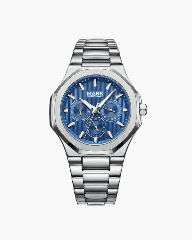Ascend Multi-Dial Steel Watch - Blue