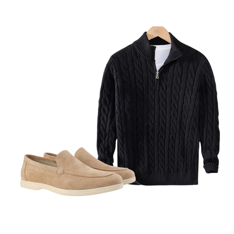 Classic Essentials Kit – Loafer & Cable Sweater