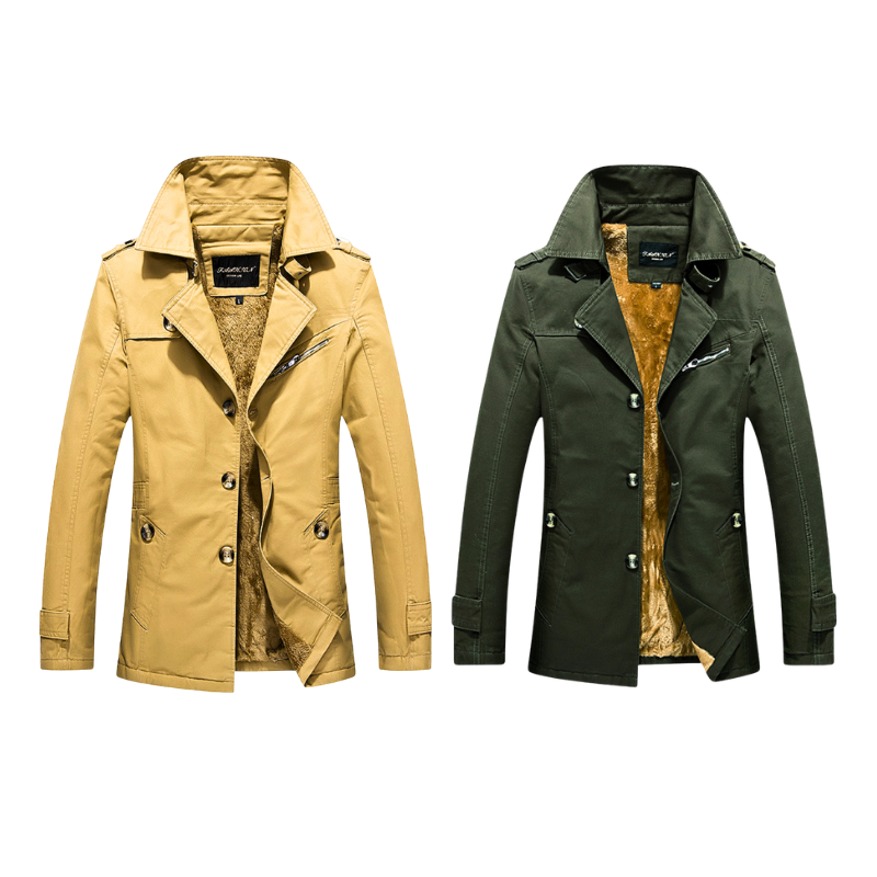 Miller Cotton Jacket Duo Set - Dusty Khaki/Green