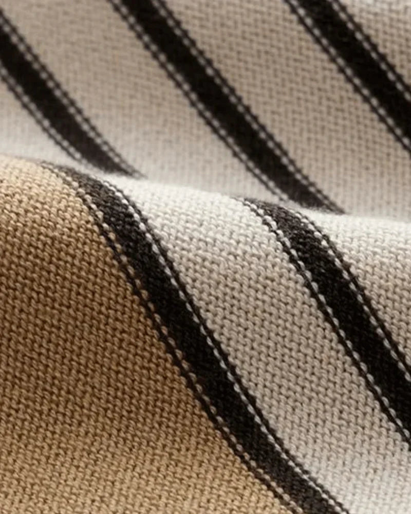 Classic Stripe Knit Polo