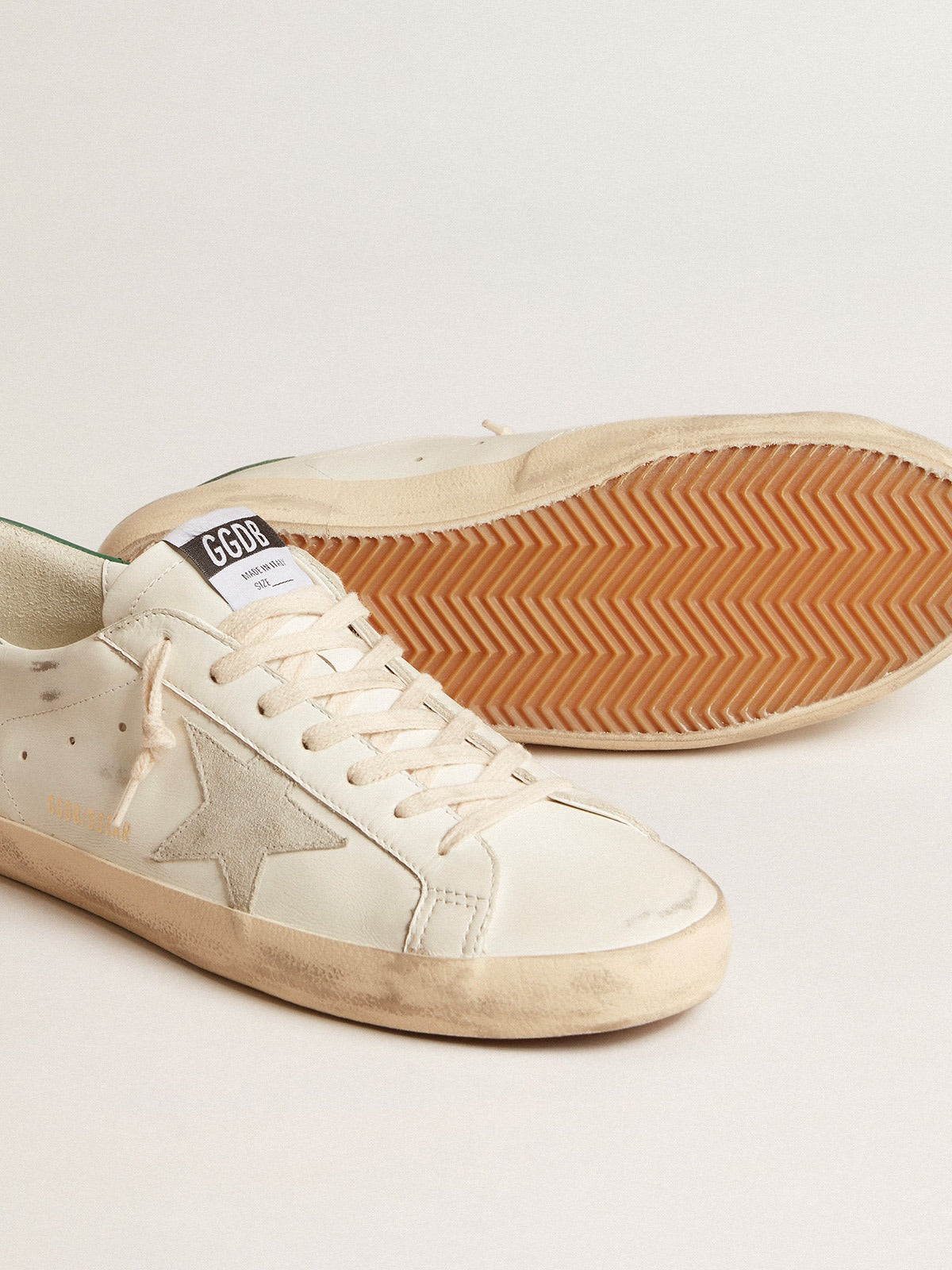Super-Star Sneakers - Green - rear product view