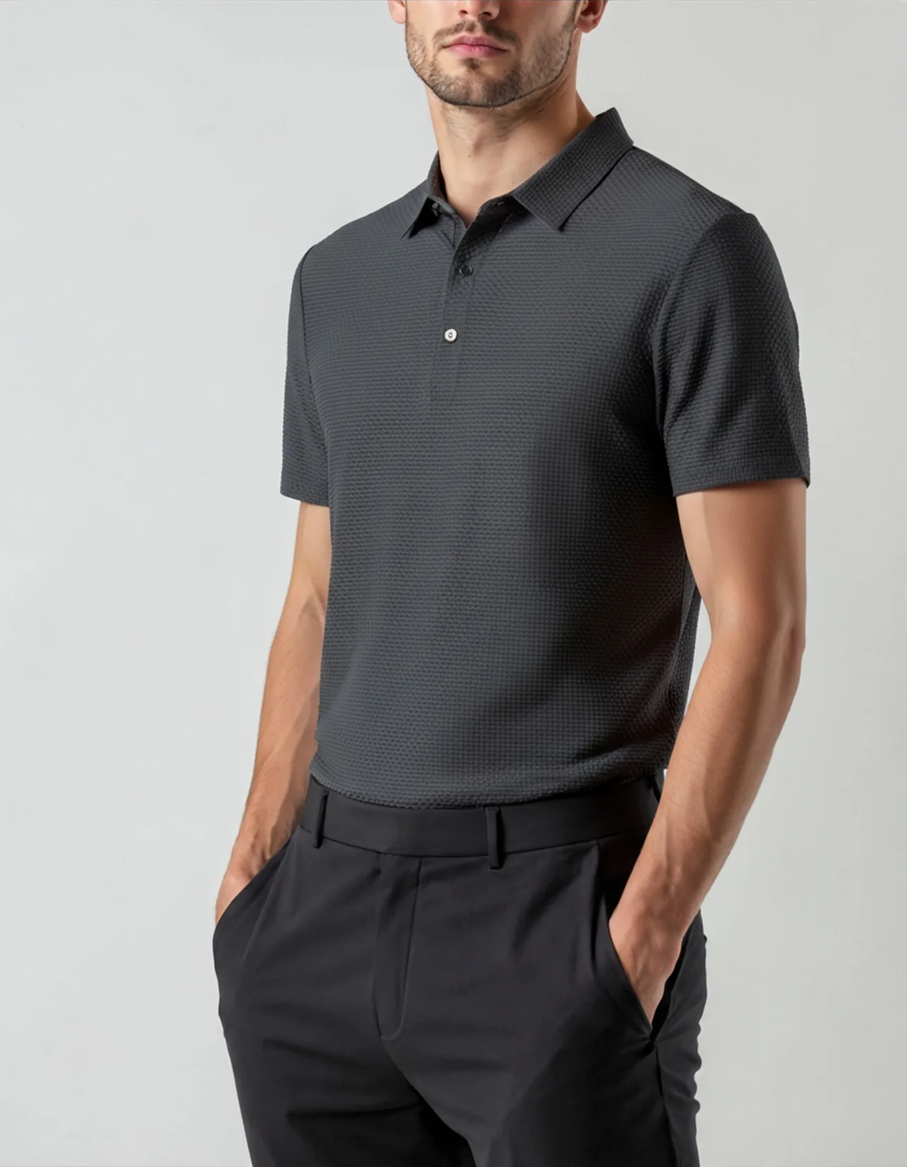 AeroMesh Polo – Black