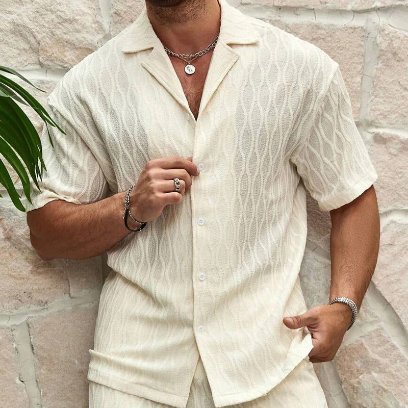 Coastal Weave Cotton Set - Ivory