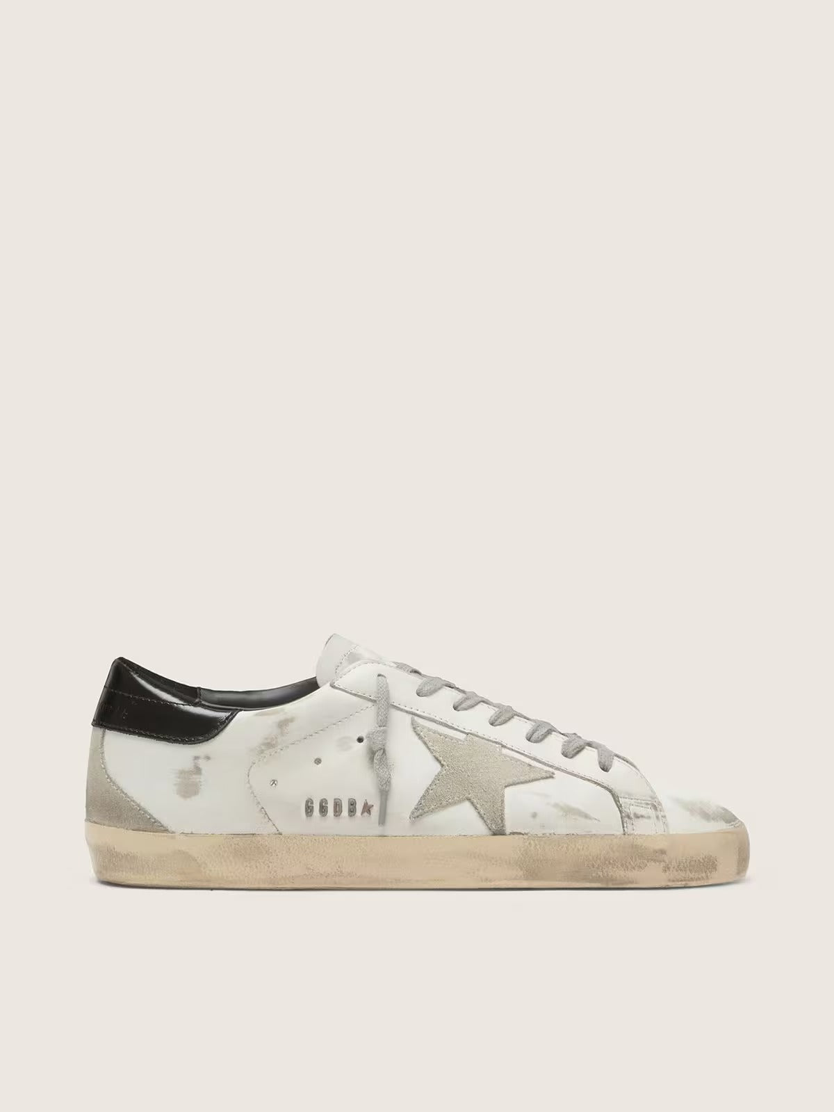 Super-Star Suede Sneakers - Black leather