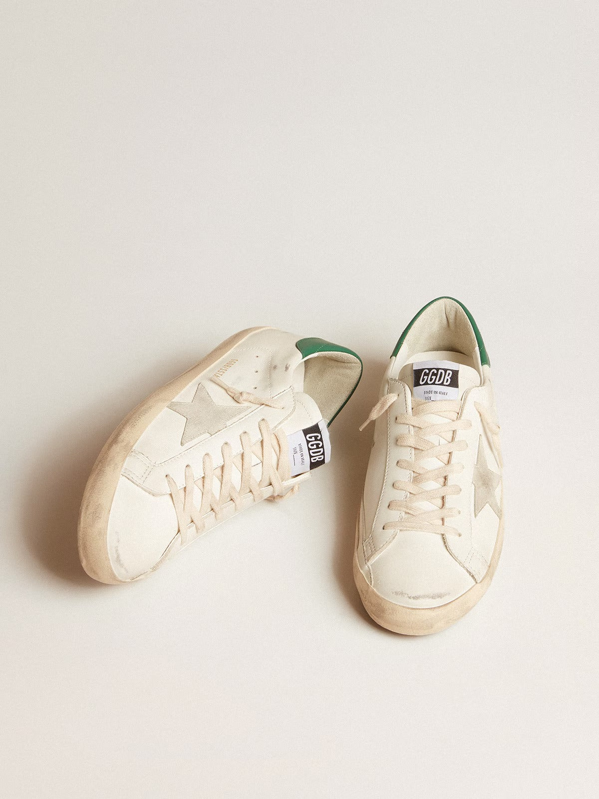 Super-Star Sneakers - Green - alternate side product view