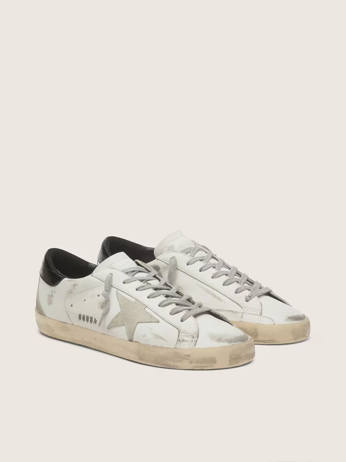 Super-Star Suede Sneakers - Black leather