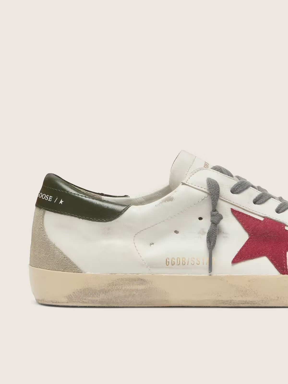 Super-Star Sneakers - Red/White - alternate side product view