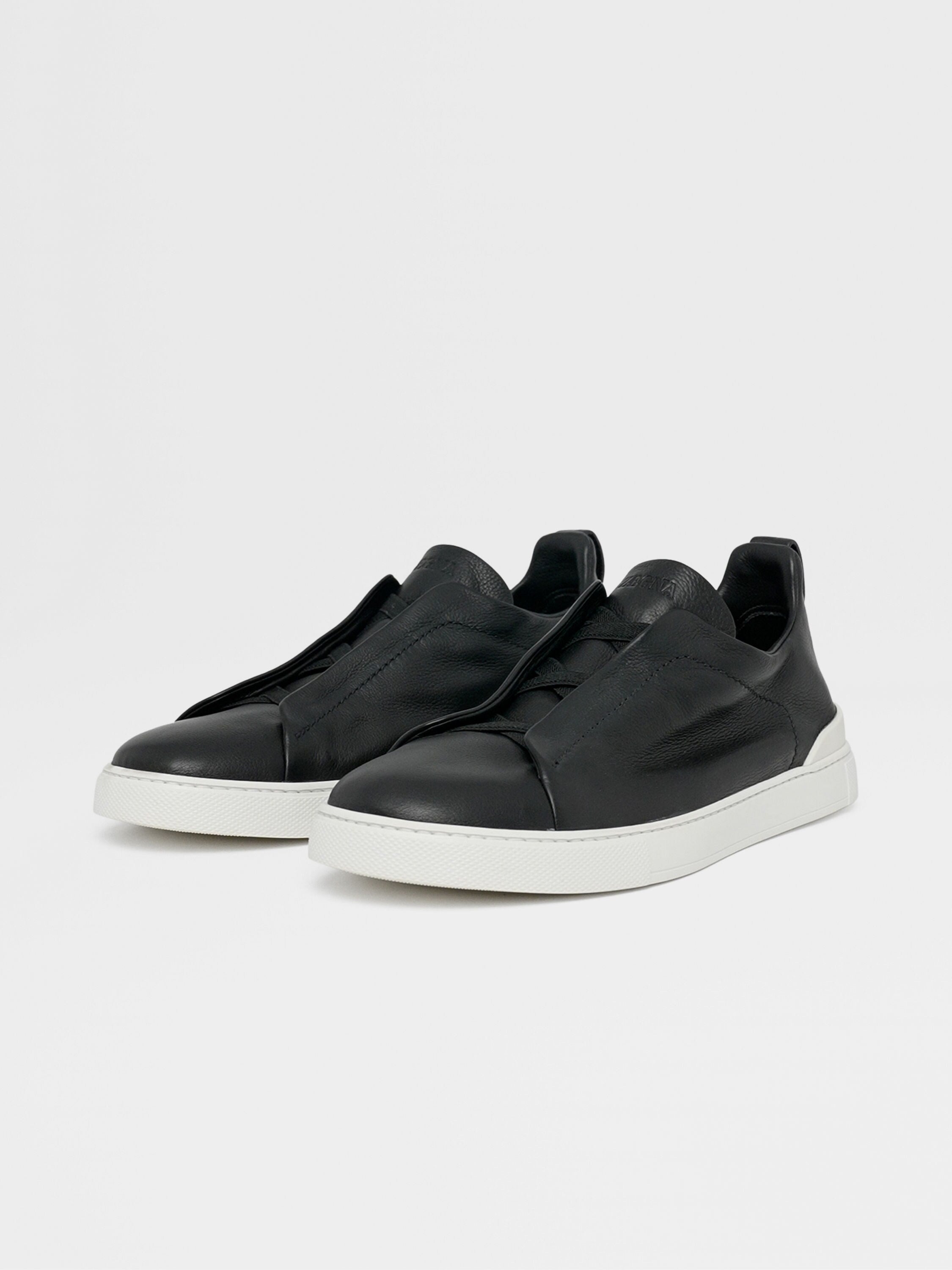 Triple Stitch SECONDSKIN Slip-On Sneaker - Black