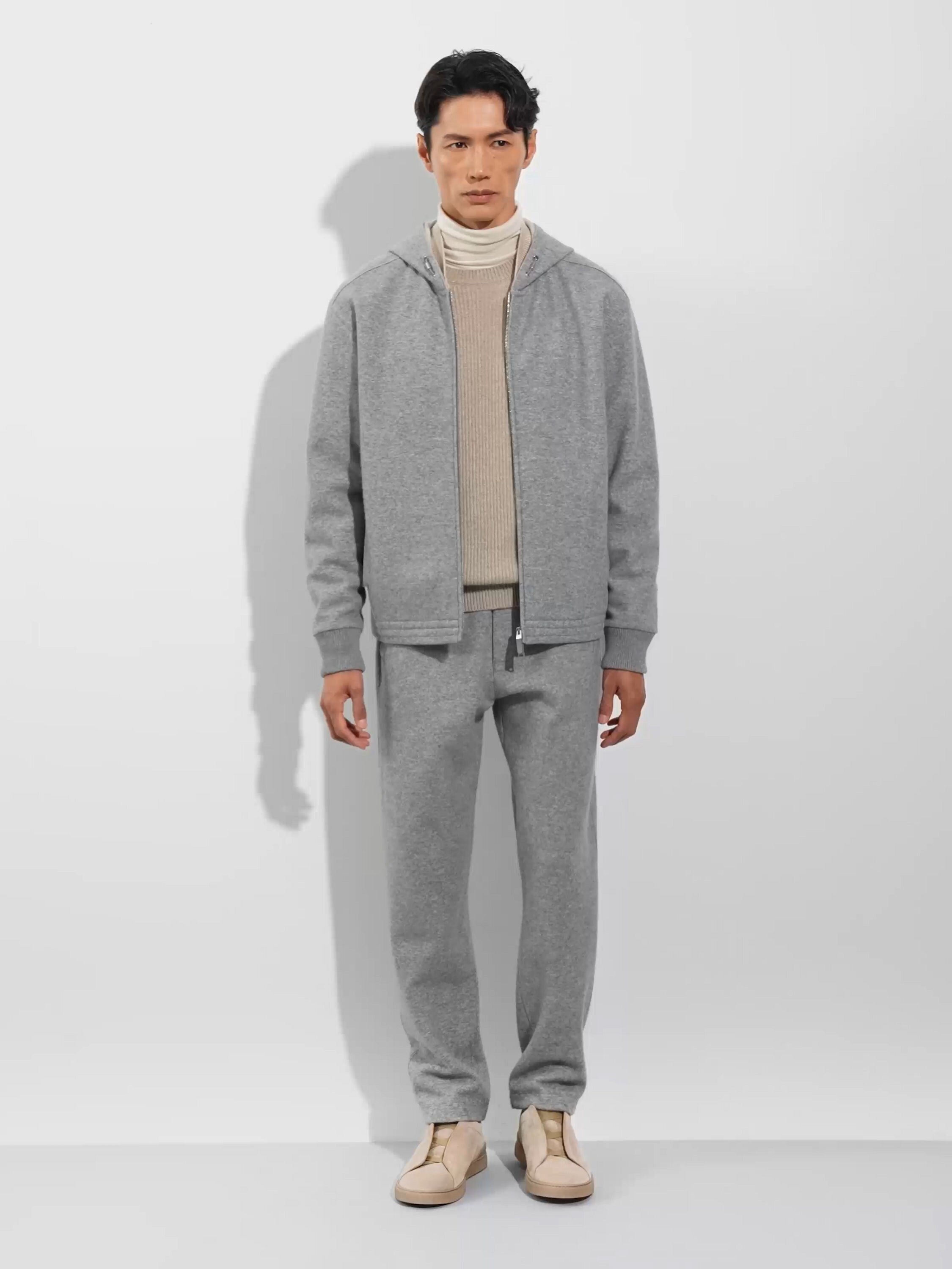 Triple Stitch Suede Slip-On Sneaker – Light Beige