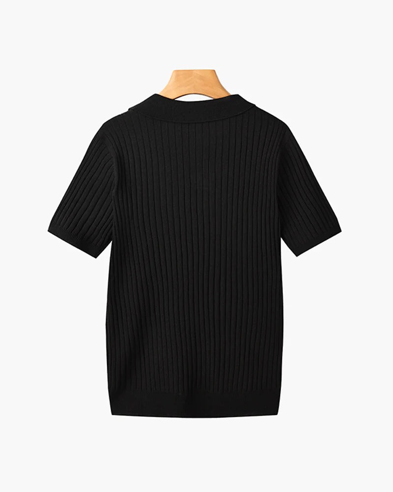 Knit Polo Shirt