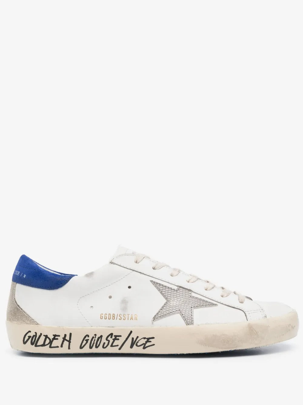Super-Star Sneakers - Blue - side profile product view