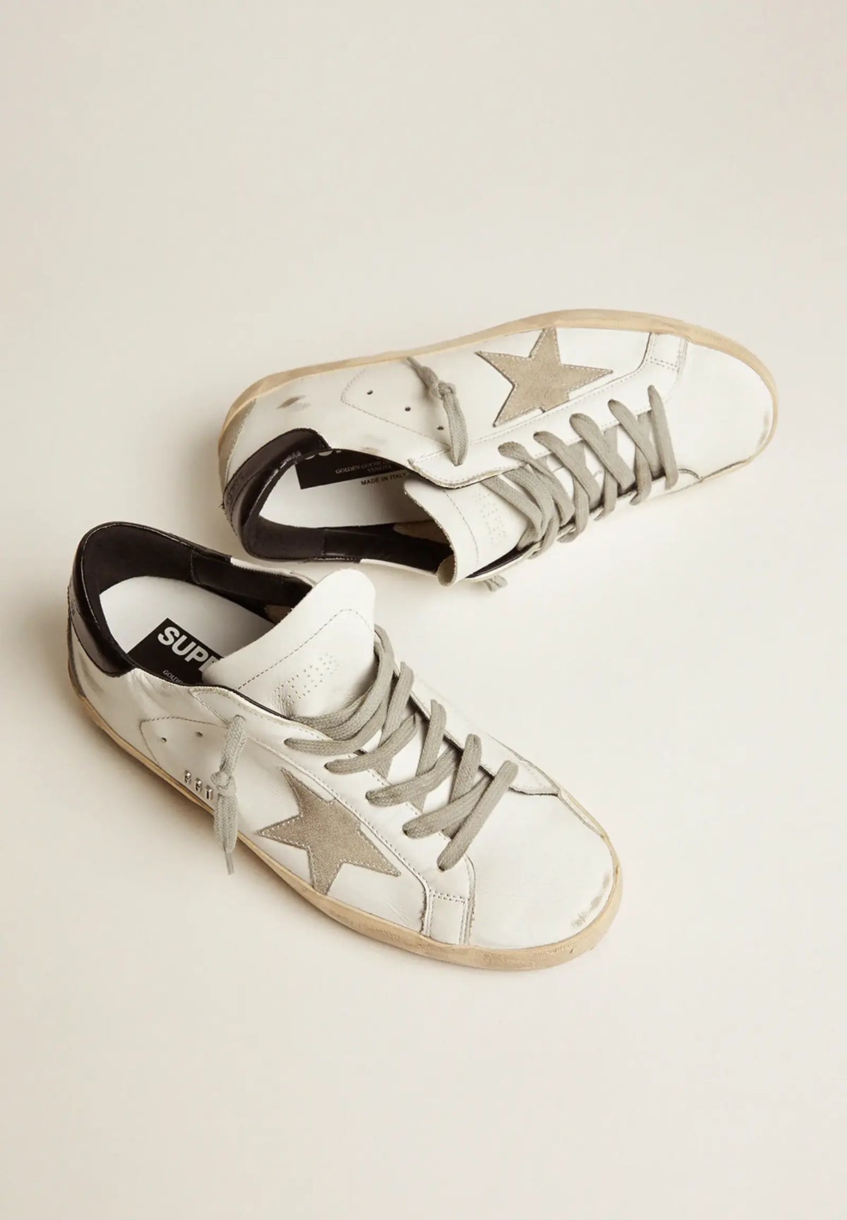 Super-Star clássico low-top - White/Beige - alternate side product view