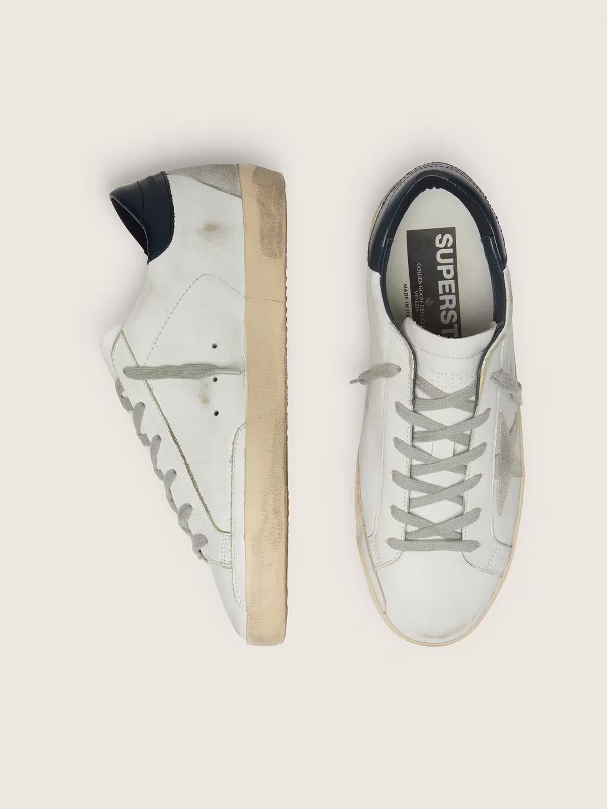 Super-Star Suede Sneakers - Dark blue